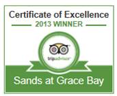 The Sands at Grace Bay Receives TripAdvisor’s “Certificate of Excellence” Award