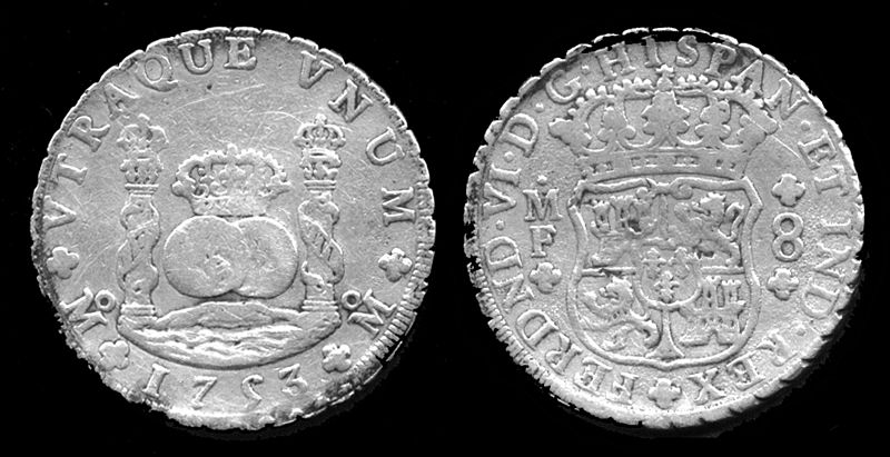 Spanish silver piece of eight