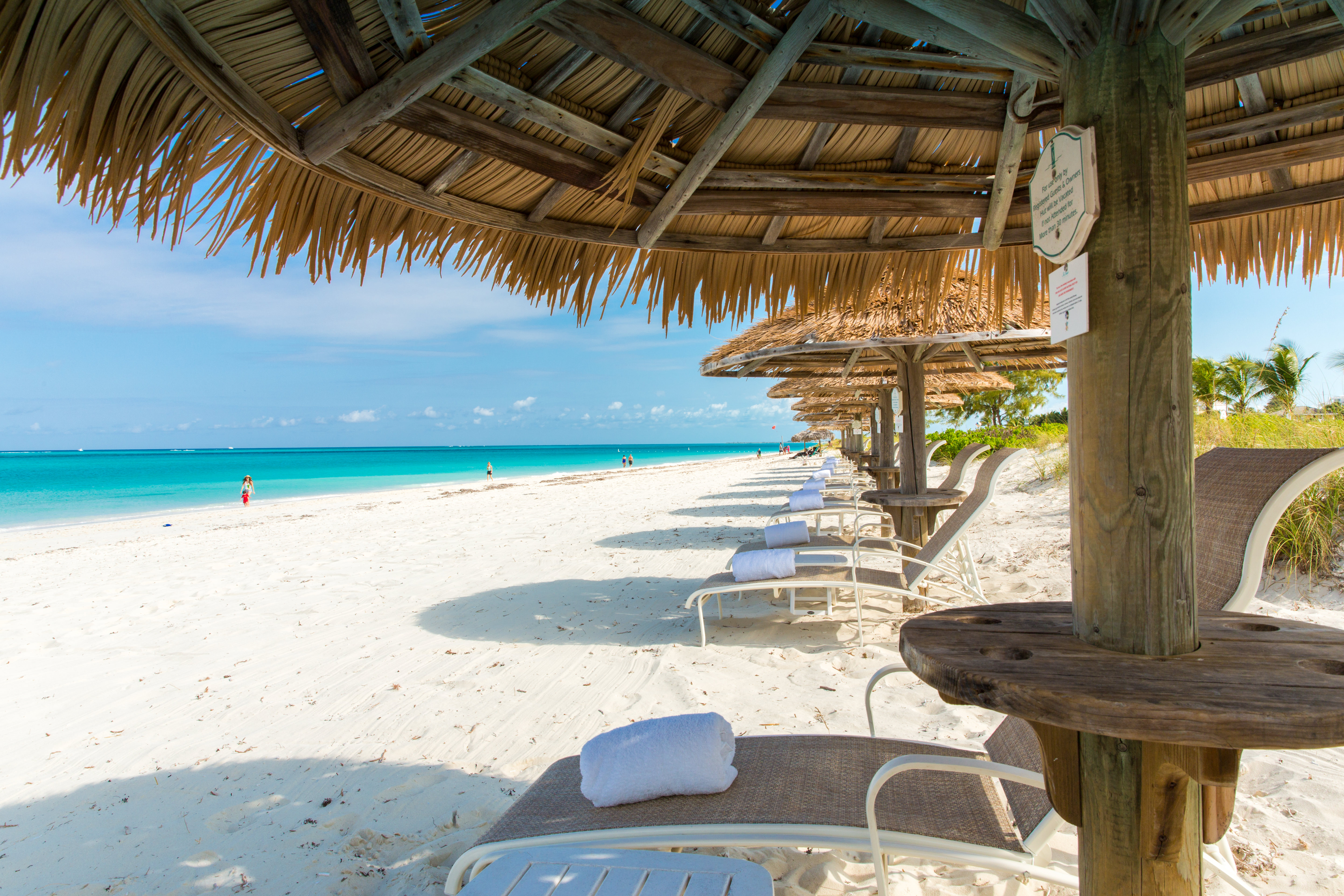 The Sands at Grace Bay - Beach Palapas